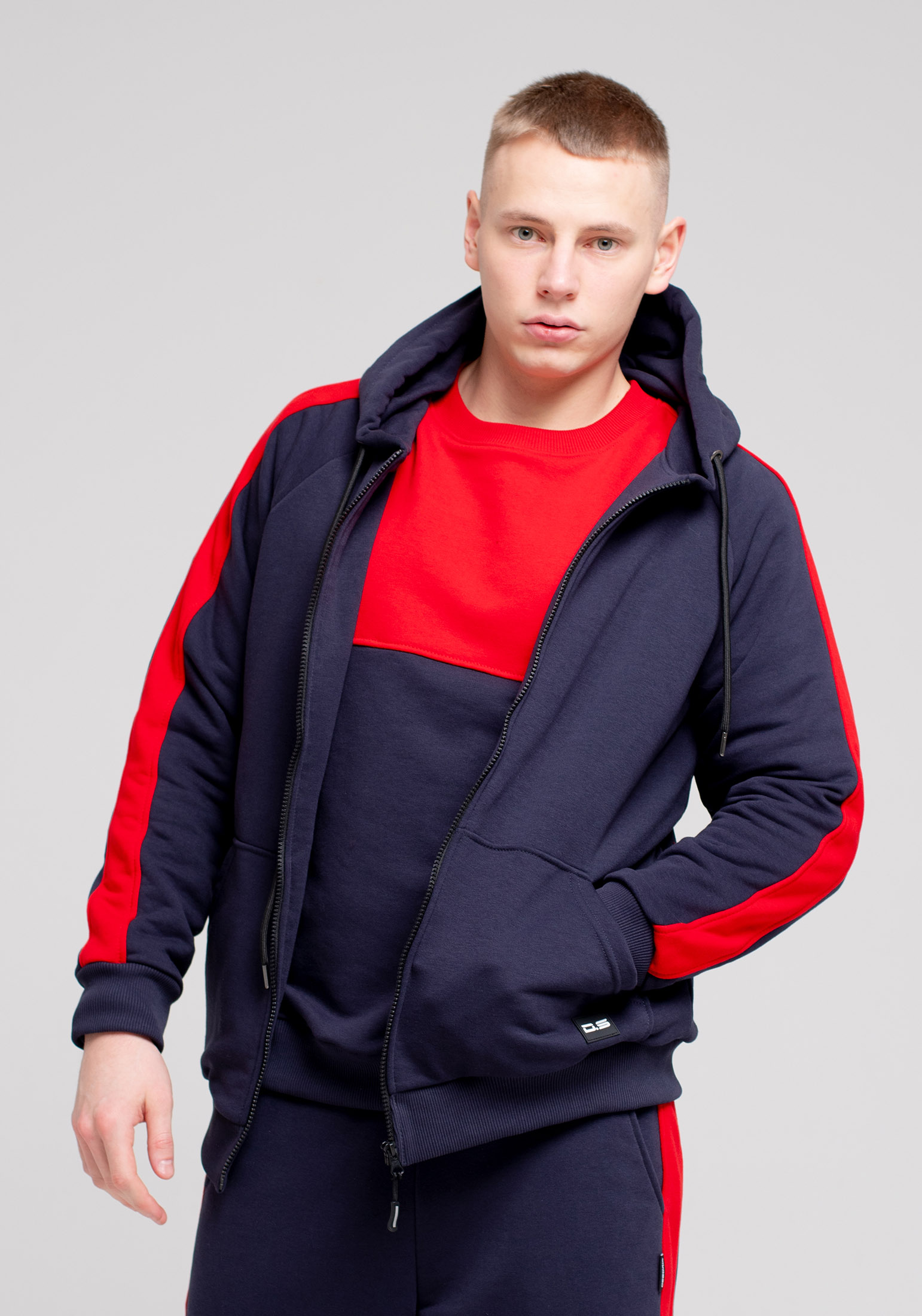 01-темный синий красный